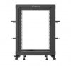 Lanberg Stojak Open rack 19 cali 15U 600x600-1100 regulowany czarny